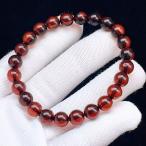 PROME 天然石【一点物】宝石質・高品質・チェリーアンバー・レッドアンバー・ドミニカ共和国産・ブレスレット・V69292