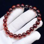 PROME 天然石【一点物】宝石質・高品質・チェリーアンバー・レッドアンバー・ドミニカ共和国産・ブレスレット・V69300