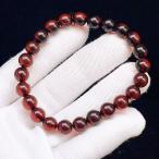 PROME 天然石【一点物】宝石質・高品質・チェリーアンバー・レッドアンバー・ドミニカ共和国産・ブレスレット・V69301