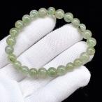 ショッピング恋愛 PROME 天然石 【一点物】高品質・グリーントルマリンインクオーツ・グリーンルチルクォーツ・ブラジル産・ブレスレット・V69553