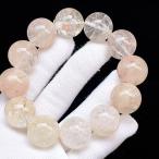 PROME 天然石【一点物】高品質・濃いめ・再入荷困難・アイスクリスタル・マニカラン水晶・蝕像水晶・マニカラン産・ブレスレット・v70096