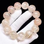 ショッピング恋愛 PROME 天然石【一点物】高品質・濃いめ・再入荷困難・アイスクリスタル・マニカラン水晶・蝕像水晶・マニカラン産・ブレスレット・v70104