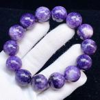 PROME 天然石【一点物】高品質・レピドライト ・リチア雲母・アメリカ産・ブレスレット・v70408