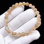 PROME 天然石【一点物】高品質・カコクセナイトインアメジスト・フェザーアメジスト・セリサイトインアメジスト・ブラジル産・ブレスレット・v70491