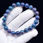 PROME 天然石【一点物】高品質・希少鉱・ルビーインカイヤナイト・インド産・ブレスレット・ブレスレット・v70515