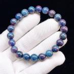 ショッピング天然石 PROME 天然石【一点物】高品質・希少鉱・ルビーインカイヤナイト・インド産・ブレスレット・ブレスレット・v70519