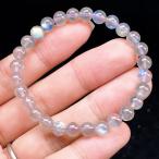 PROME 天然石【一点物】最高級グレード・希少鉱・レインボーラブラドライト・パーブルラブラドライト・ラブラドライト・カナダ産・ブレスレット・v70605