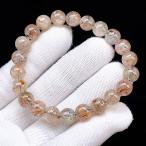 PROME 天然石【一点物】高品質・フォリエーテッドマイカインクォーツ・ブラジル産・ブレスレット ・v70862