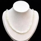 ショッピング天然石 PROME 天然石【一点物】高品質・ホワイトムーンストーン・4.5-5mm・スリランカ産・ネックレス・(チェーン長さ：約40cm＋アジャスター5cm)・v71000