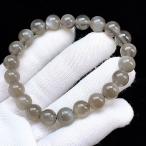 PROME 天然石【一点物】高品質・ブラックムーンストーン・グレームーンストーン・スリランカ産・ブレスレット・v71235