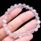 PROME 天然石【一点物】厳選グレード・宝石質・透明感・クンツァイト・ピンクスポデューメン・ブラジル産・9月誕生石・ブレスレット・v71549