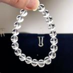 PROME 天然石【一点物】厳選グレード・宝石質・完全無欠晶・クォーツ・水晶・ブラジル産・ブレスレット・v71585