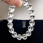 PROME 天然石【一点物】厳選グレード・宝石質・完全無欠晶・クォーツ・水晶・ブラジル産・ブレスレット・v71591