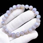 PROME 天然石【一点物】高品質・希少鉱・再入荷困難・星空アゲート・星空メノウ・マダガスカル産・ブレスレット・v72560