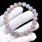 PROME 天然石【一点物】高品質・希少鉱・再入荷困難・星空アゲート・星空メノウ・マダガスカル産・ブレスレット・v72567