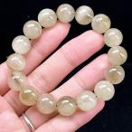 PROME 天然石【一点物】高品質・激レア隕石・黒いインクリュージョン・ブラックリビアングラス・クリストバライト入り・ブレスレット・v72634