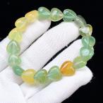 PROME 天然石【一点物】特別仕様品・バイカラーフローライト・アメリカ産・ ブレスレット・v72857