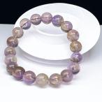 PROME 天然石【一点物】高品質・深色ナチュラルアメトリン・天然色原鉱希少／再入荷困難（人工処理なし）・ブラジル産・ブレスレット・v74096