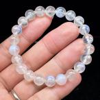 PROME 天然石【一点物】ブルームーンストーン・スリランカ産・6月誕生石・ブレスレット・v75125