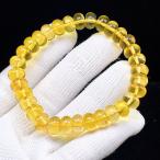 PROME 天然石【一点物】高品質・黄金琥珀・ゴールデンアンバー・バルト海産・ブレスレット・v75593