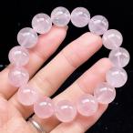 ショッピング天然石 PROME 天然石【一点物】高品質・高透明・ローズクオーツ・ラベンダーピンクローズクオーツ・ パープルローズクオーツ・マダガスカル産・ブレスレット・v75641