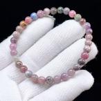 PROME 天然石【一点物】マルチカラースピネル・ミックススピネル・スリランカ産・8月誕生石・ブレスレット・v75928