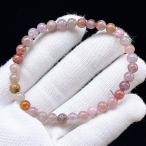 ショッピング天然石 PROME 天然石【一点物】マルチカラースピネル・ミックススピネル・スリランカ産・8月誕生石・ブレスレット・v75932