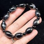 PROME 天然石【一点物】高品質・天眼石・バンデッドアゲート・チベットアゲート・チベット産・ブレスレット・v76045