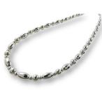 ナバホ ビーズネックレス ハンドメイド シルバー925 インディアンジュエリー ボールチェーン,INCA