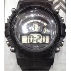 腕時計 メンズ・レディース兼用 数量限定 クォーツ ケース幅50mm ポリウレタンベルト ブラック/ブラック色 116QZJ5602