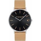 Yahoo! Yahoo!ショッピング(ヤフー ショッピング)腕時計 メンズ コーチ クォーツ ケース幅40mm チャールズ 革ベルト シルバー/ブラック/ライトブラウン色 COACH 1C8814602155