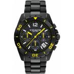 Yahoo! Yahoo!ショッピング(ヤフー ショッピング)腕時計 メンズ コーチ クォーツ ケース幅45mm ケント クロノグラフ ステンレスベルト ブラック/ブラック×イエロー色 COACH 1C8814602563