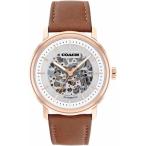 Yahoo! Yahoo!ショッピング(ヤフー ショッピング)腕時計 メンズ コーチ オートマチック ケース幅40mm ハリソン 革ベルト ローズゴールド/シルバー/ブラック色 COACH 1C8814602569