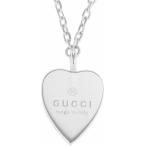 Yahoo! Yahoo!ショッピング(ヤフー ショッピング)ペンダント レディース グッチ トップ幅0.7cm ハートトップ ハート形 18金ホワイトゴールド GUCCI 3112272605J85009000