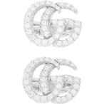 ピアス レディース グッチ トップ幅1.4cm サークルトップ 円形 ダイヤモンド 両耳用 18金ホワイトゴールド GUCCI 3132503157J85409066