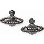 Yahoo! Yahoo!ショッピング(ヤフー ショッピング)ピアス レディース ヴィヴィアンウエストウッド トップ幅1.1cm ファラー 衛星 両耳用 真鍮ガンメタリック Vivienne Westwood 333862010015S001