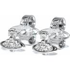 Yahoo! Yahoo!ショッピング(ヤフー ショッピング)ピアス レディース ヴィヴィアンウエストウッド トップ幅0.7cm リーナオーブ 衛星 ジルコニア 両耳用 シルバー925 Vivienne Westwood 333862010085W106