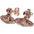 Yahoo! Yahoo!ショッピング(ヤフー ショッピング)ピアス レディース ヴィヴィアンウエストウッド トップ幅1.7cm ピナバス 衛星 ジルコニア 両耳用 真鍮ローズゴールド Vivienne Westwood 333862010131G114