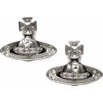 Yahoo! Yahoo!ショッピング(ヤフー ショッピング)ピアス レディース ヴィヴィアンウエストウッド トップ幅1.7cm ピナバス 衛星 ジルコニア 両耳用 真鍮ガンメタリック Vivienne Westwood 333862010131S105