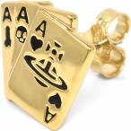 Yahoo! Yahoo!ショッピング(ヤフー ショッピング)ピアス レディース ヴィヴィアンウエストウッド トップ幅1.5cm マンマーヴィン 四角形 片耳用 真鍮ゴールド Vivienne Westwood 333862010186R124