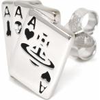 Yahoo! Yahoo!ショッピング(ヤフー ショッピング)ピアス レディース ヴィヴィアンウエストウッド トップ幅1.5cm マンマーヴィン 四角形 片耳用 真鍮シルバー Vivienne Westwood 333862010186W114