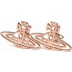 Yahoo! Yahoo!ショッピング(ヤフー ショッピング)ピアス レディース ヴィヴィアンウエストウッド トップ幅2cm シンラインフラット 衛星 両耳用 真鍮ローズゴールド Vivienne Westwood 333862010208G002