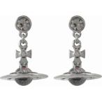 Yahoo! Yahoo!ショッピング(ヤフー ショッピング)ピアス レディース ヴィヴィアンウエストウッド トップ幅1.6cm プチオーブ 衛星 ジルコニア 両耳用 真鍮ガンメタリック Vivienne Westwood 333862020032S001