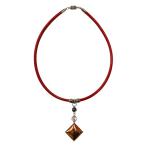  7 сокровищ материалы / подвеска P-20 угол ( натуральная кожа шнур )hema тугой & crystal 45cm магнит * время ограничено 2026 год 2 месяц ~4 месяц 