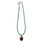 [ натуральный камень ] 7 сокровищ материалы / подвеска P-25 маленький штамп бирюза рамка-оправа имеется tail есть na ska n45cm * время ограничено 2026 год 2 месяц ~4 месяц 