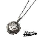 アルテミスクラシック ネックレス メンズ ブランド 6ペンスコインペンダント シックス 硬貨 シルバ ...