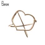 Yahoo! Yahoo!ショッピング(ヤフー ショッピング)Elenore Jewelry 10金オープンハートリング 9号〜13号 エレノアジュエリー モード リング レディース 女性用 金指輪 gold ブランド