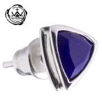 Yahoo! Yahoo!ショッピング(ヤフー ショッピング)アルテミスキングス ピアス メンズ レディース ブランド 片耳 シルバー デルタピアス ラピスラズリ 1P 片耳用 トライアングル おしゃれ ARTEMIS KINGS 人気