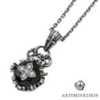 Yahoo! Yahoo!ショッピング(ヤフー ショッピング)アルテミスキングス ARTEMISKINGS ラウンドクラウンクロスペンダント AKP0130 シルバー925  シルバー ネックレス ペンダント ジルコニア