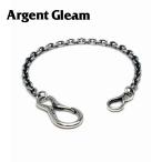 ArgentGleama-jento Gree m серебряный 925 цепочка для бумажника AG Carabiner Large&amp;Small AC-241 бренд ARGENT GLEAM аксессуары 